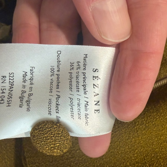 Sézane Loulou pants size 46 (14) - Picture 9 of 9